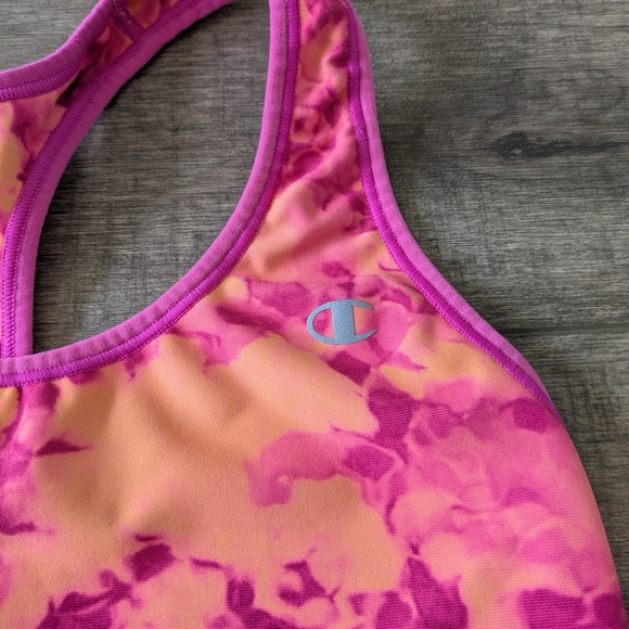 Champion Pink and Orange Sports Bra - Picture 3 of 5